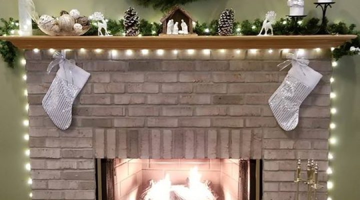 Festive Christmas holiday display at Brook Pointe Resort