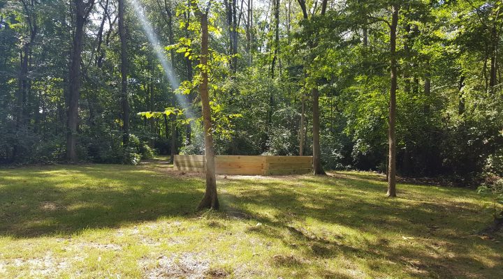 Gaga ball pit for outdoor recreation at Brook Pointe Resort